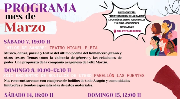 Programa mes de Marzo Utebo