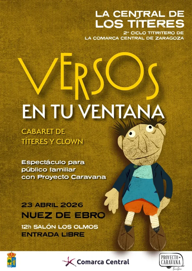 "Versos en tu ventana" Cabaret de títeres y clown