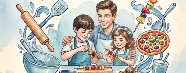 Tiempo de calidad en la cocina: taller intergeneracional de cocina compartida